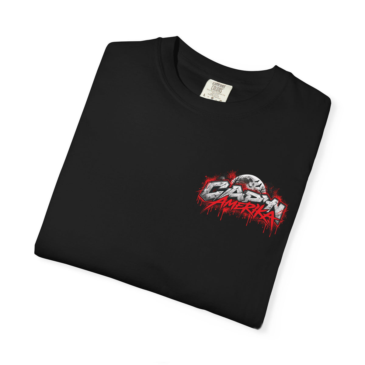 CAP’N AMERIKA – Good People Bad Habits Horror Tee
