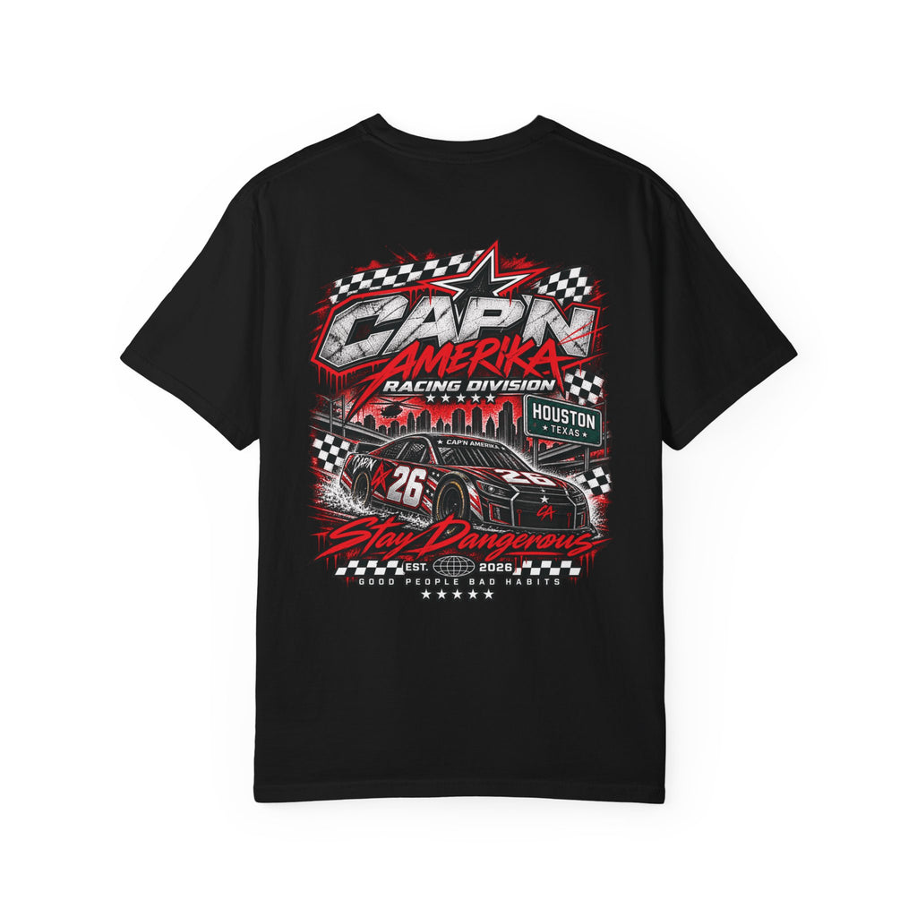 CAP’N AMERIKA – Racing Division No. 26 Tee