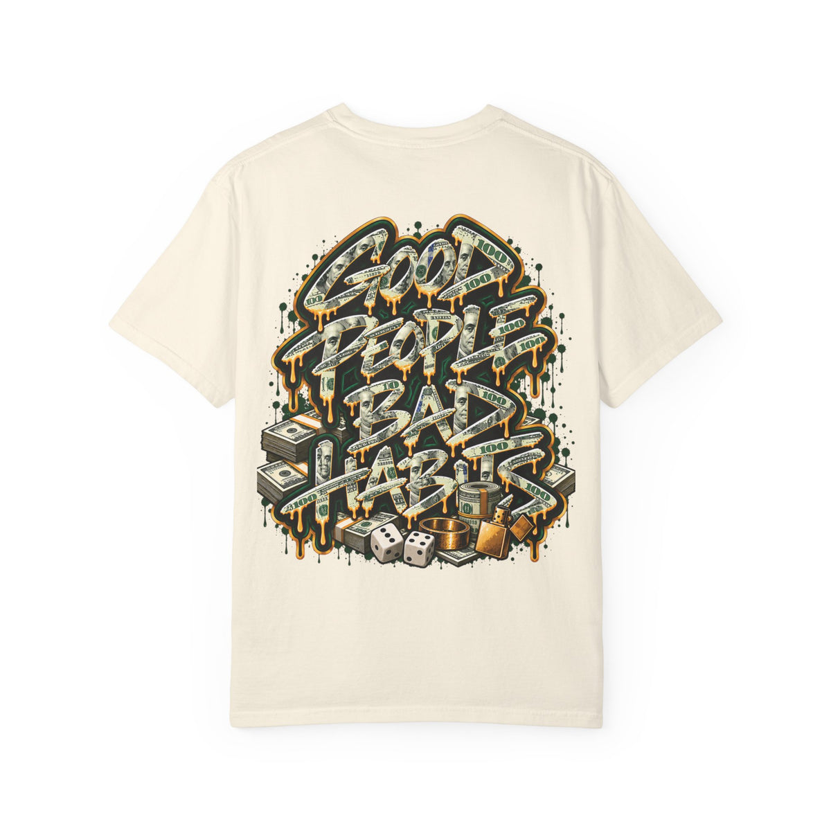 CAP’N AMERIKA | Good People Bad Habits – CREAM Edition Graphic Tee
