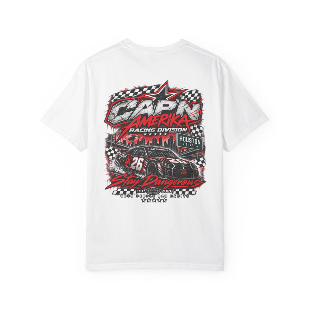 CAP’N AMERIKA – Racing Division No. 26 Tee