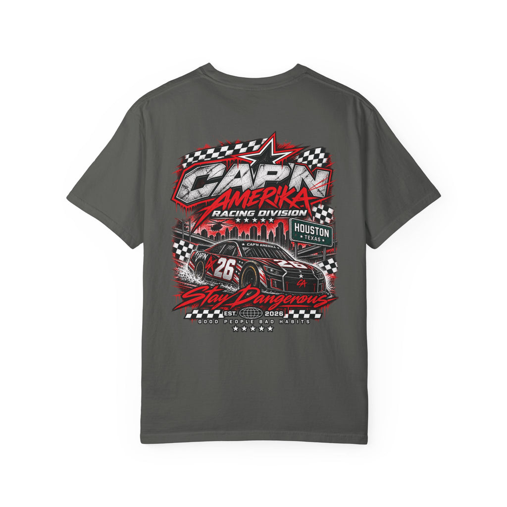 CAP’N AMERIKA – Racing Division No. 26 Tee